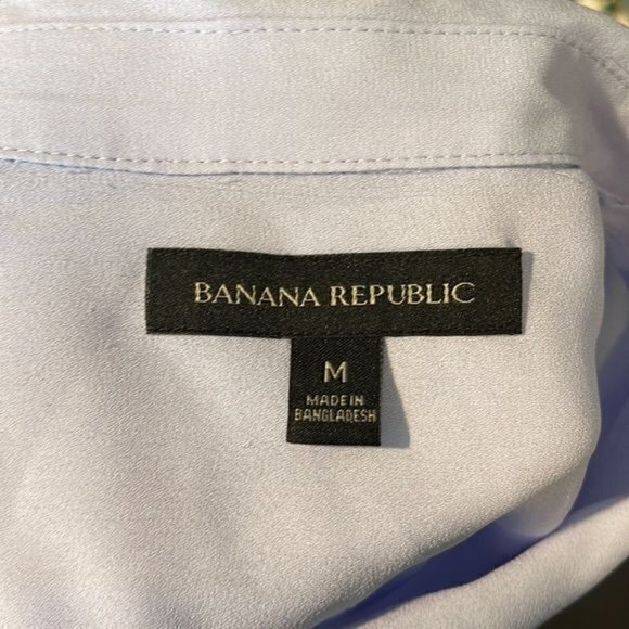 Banana Republic Sheer Lavender‎ Sleeveless Button Down Top Size M RefY003 - Picture 7 of 9